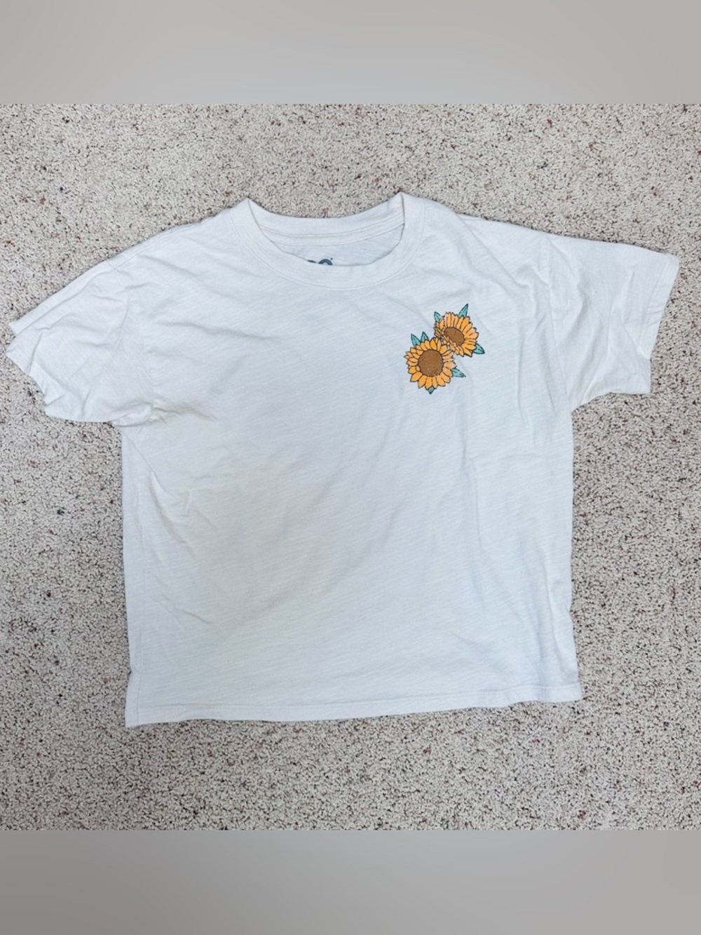 Girls SO Sunflower T-Shirt (size large)